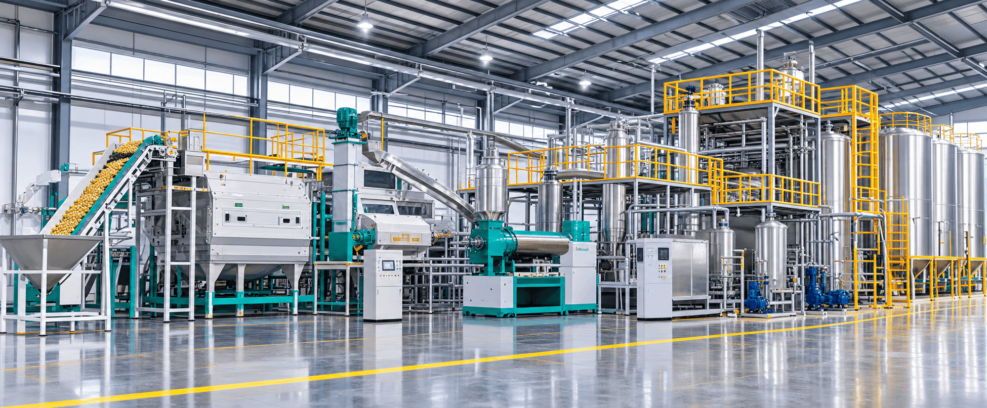 Industrial oil processing equipment and production line