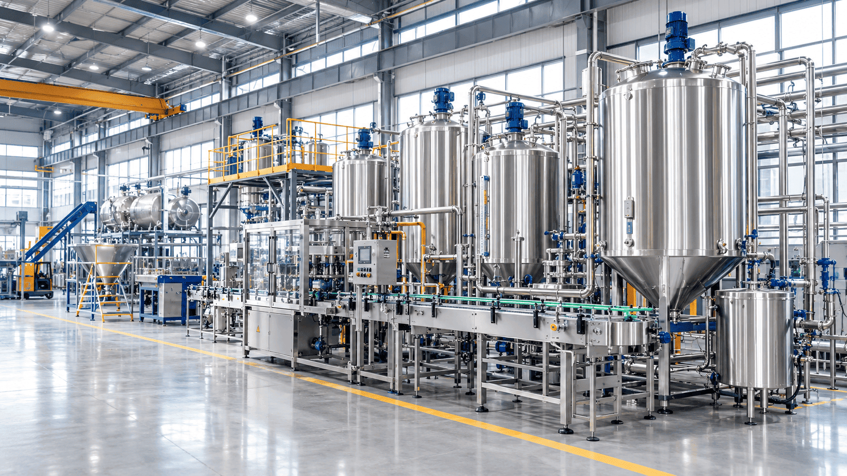 Industrial production workshop