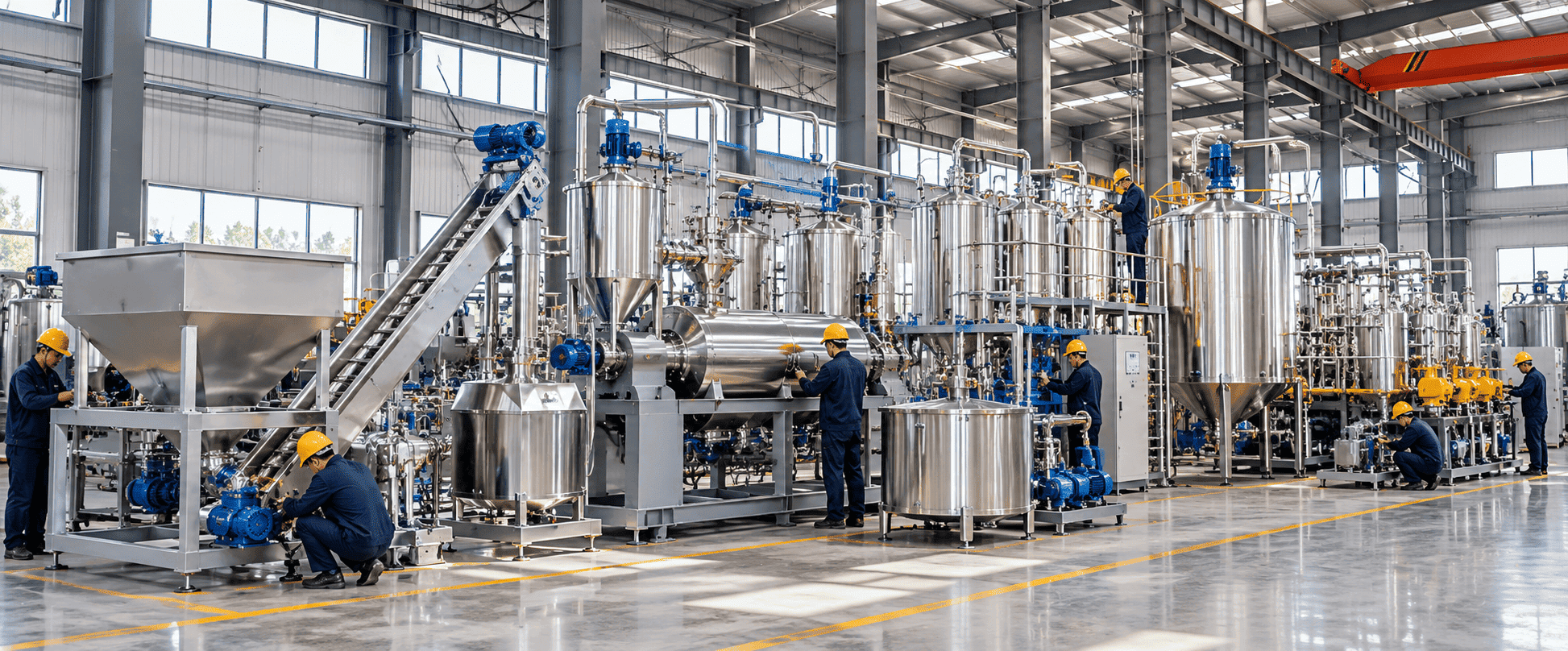 Equipment prepared for delivery